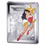 2025 Ag €10 Colorized Rectangular Justice League: Wonder Woman