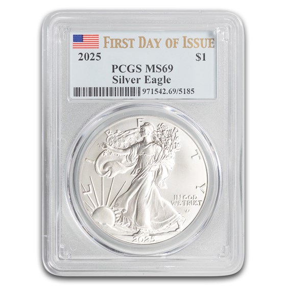 2025 American Silver Eagle MS-69 PCGS (FDI)