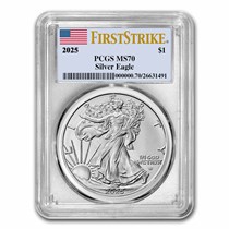 Buy 2025 Silver Eagle MS-70 PCGS FirstStrike | APMEX Buy 2025 Silver Eagle MS-70 PCGS FirstStrike | APMEX