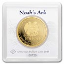 2025 Armenia 1/4 oz Gold 10,000 Dram Noah's Ark BU