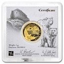 2025 Armenia 1 gram Gold 100 Dram Noah's Ark BU