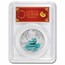 2025 AUS 1/2 oz Silver Colorized Lunar Snake MS-70 PCGS FS