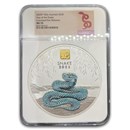 2025 Aus 1 kilo Silver Lunar Snake BU MS-70 NGC FR (Gold Privy)