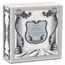 2025 AUS 1 oz Ag Proclamation Pillar Dollar Antiqued (Box, COA)
