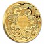 2025 AUS 1 oz Gold Chinese Myths & Legends Double Phoenix Proof