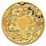 2025 AUS 1 oz Gold Chinese Myths & Legends Double Phoenix Proof