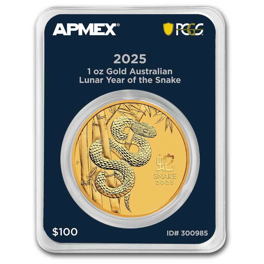 2025 AUS 1 oz Gold Lunar Year of the Snake (MD® Premier+PCGS)