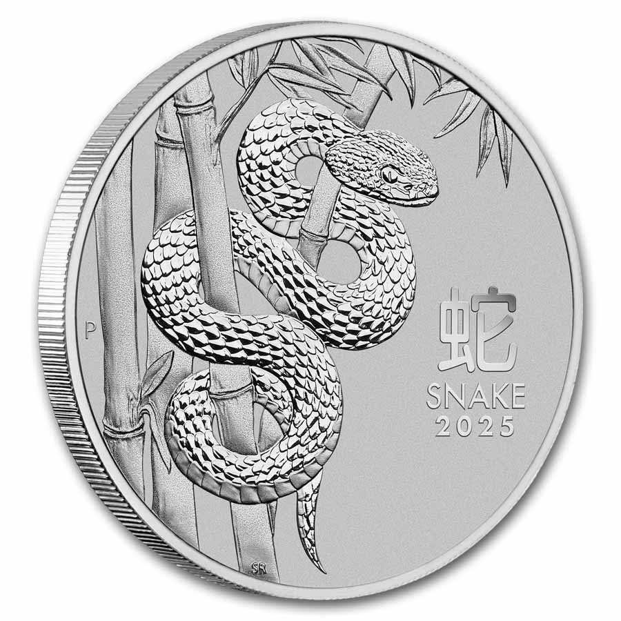 Buy 2025 Australian 1 oz Platinum Lunar Snake MS-70 (FS, Red) | APMEX