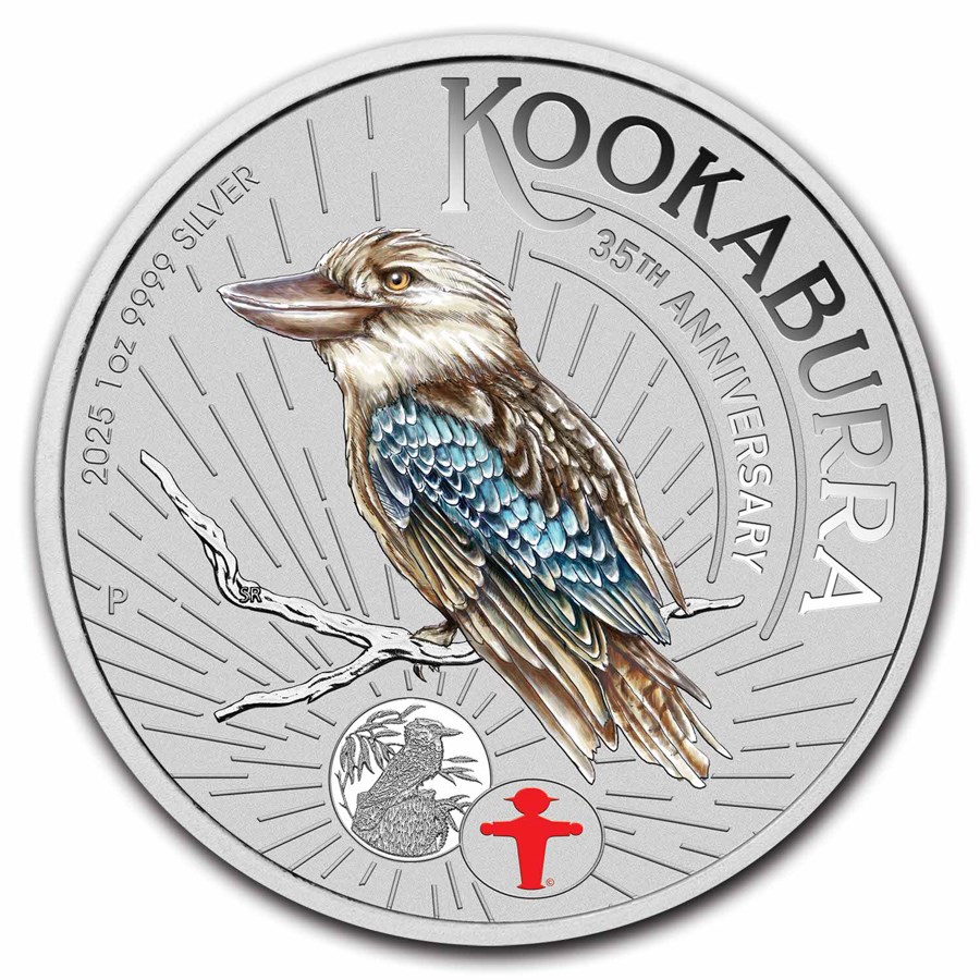 全国どこでも送料無料！ Colorized Silver oz 1 AUS 2025 Kookaburra Fair) Money (World BU その他