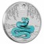 2025 AUS 1 oz Silver Colorized Lunar Snake MS-70 PCGS FS