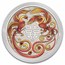2025 AUS 1 oz Silver Double Phoenix Colorized BU Cap, (Red, Cap)