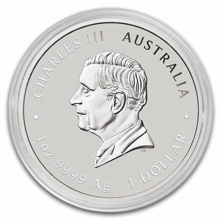 2025 AUS 1 oz Silver Double Phoenix Colorized BU (Multi, Cap