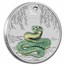 2025 AUS 1 oz Silver Lunar Green Snake Money Expo ANDA (in card)