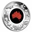 2025 AUS 1 oz Silver Snakeskin Jasper Great Southern Land Proof