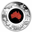 2025 AUS 1 oz Silver Snakeskin Jasper Great Southern Land Proof