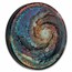 2025 AUS 5 oz Silver Colorized Extragalactic Antiqued (Box & COA)