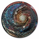 2025 AUS 5 oz Silver Colorized Extragalactic Antiqued (Box & COA)