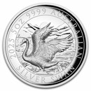 2025 AUS 5 oz Silver Swan Proof COA #9 (High Relief, w/Box & COA)