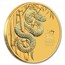 2025 Australia 1/10 oz Gold Lunar Snake BU (Series III)