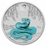 2025 Australia 1/2 oz Silver Lunar Snake BU (Colorized, SIII)