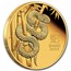 2025 Australia 1/4 oz Gold Lunar Snake Proof (w/Box & COA)