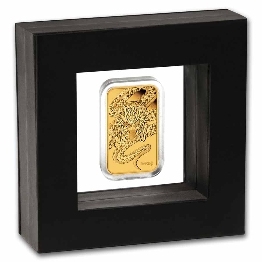 2025 Australia 1 oz Gold Dragon Rectangular Coin PF | eBay