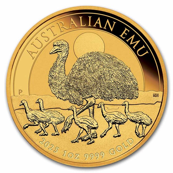 2025 Australia 1 oz Gold Emu BU 2025 Australia 1 oz Gold Emu BU