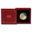 2025 Australia 1 oz Gold Lunar Snake PF (Colorized, Box & COA)
