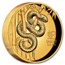 2025 Australia 1 oz Gold Lunar Snake Proof (HR, Box & COA)
