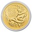 2025 Australia 1 oz Gold Lunar Year of the Snake BU