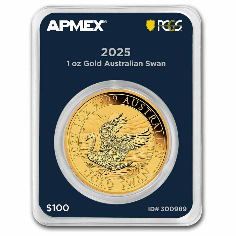 2025 Australia 1 oz Gold Swan (MD® Premier Single + PCGS FS®)