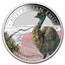 2025 Australia 1 oz Silver Colorized Emu BU