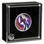 2025 Australia 1 oz Silver Colorized Jimi Hendrix Proof (Box)