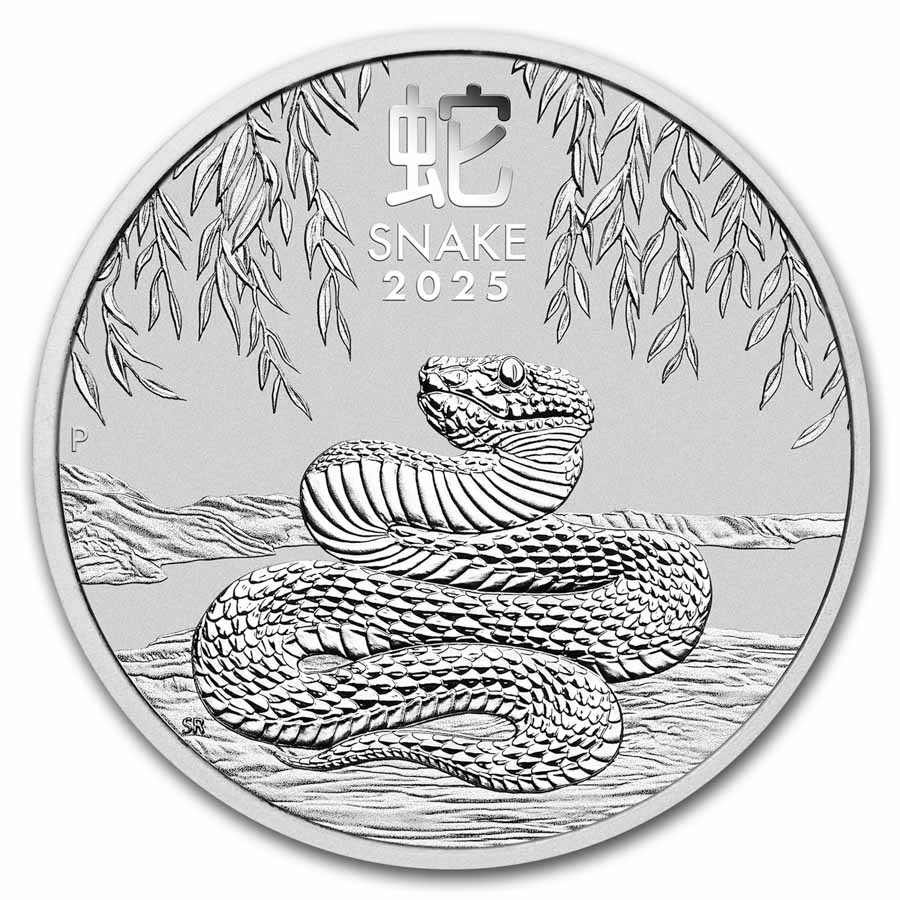 2025 Australia PROOF COLORED Lunar Year of the SNAKE 1oz