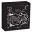 2025 Australia 1 oz Silver Lunar Snake (Gilded, w/Box & COA)