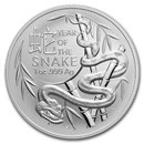 2025 Australia 1 oz Silver Lunar Year of the Snake BU