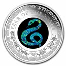 2025 Australia 1 oz Silver Opal Lunar Snake Proof