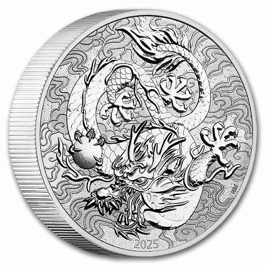 2025 Australia 10 oz Silver Dragon MS-70 PCGS (FS)