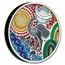 2025 Australia 2 oz Silver Colorized Emu Utingat (Antiqued)