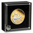 2025 Australia 2 oz Silver Kangaroo Proof (Reverse Gilded)