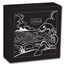 2025 Australia 2 oz Silver Year of the Snake Antiqued