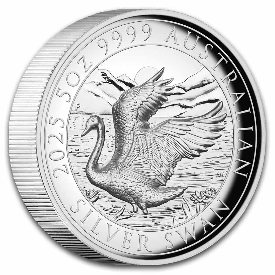 2025 イギリス The Two es 銀貨 PCGS  70 2025 Australia 5 oz Silver Swan PR-70 PCGS HR (FS, Swan Label) | eBay