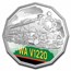 2025 Australia Colored Steam Giants 50c Unc. 7-Coin Collection