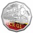 2025 Australia Colored Steam Giants 50c Unc. 7-Coin Collection