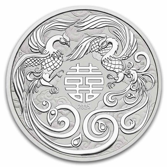 2025 Australia Myths & Legends: 1 oz Silver Double Phoenix BU 2025 Australia Myths & Legends: 1 oz Silver Double Phoenix BU