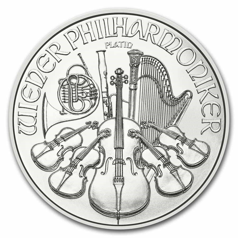 2025 Austria 1/25 oz Platinum Philharmonic BU
