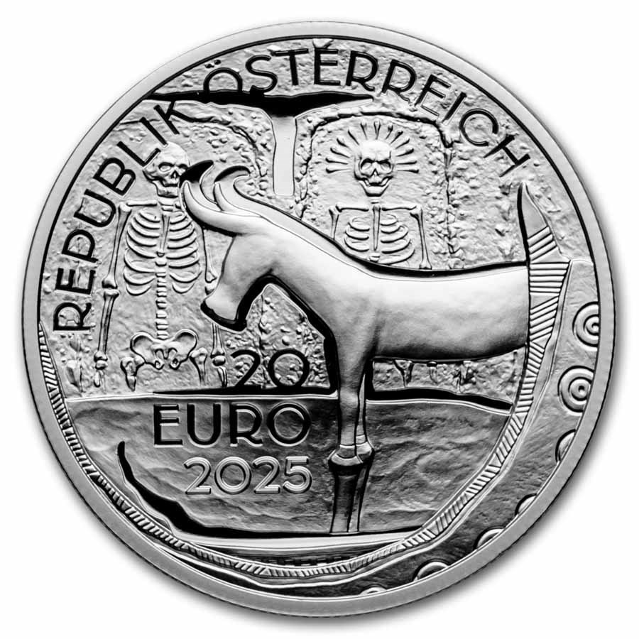 2025 Austria Ag €20 White Gold of Hallstatt: Beliefs and Rituals