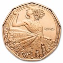 2025 Austria Copper €5 New Year's: Dance Away
