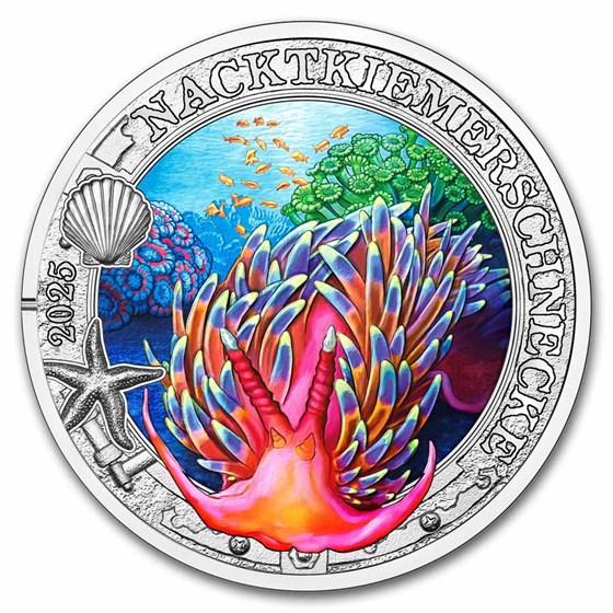 2025 Austria Cupro-Nickel €3 Marine Life Dorid (Sea Slug) 2025 Austria Cupro-Nickel €3 Marine Life Dorid (Sea Slug)