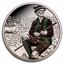 2025 Austria Proof Ag Traditional and Trendy: Leather (Box/COA)